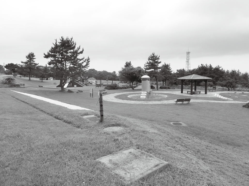 恵山岬灯台公園の風景