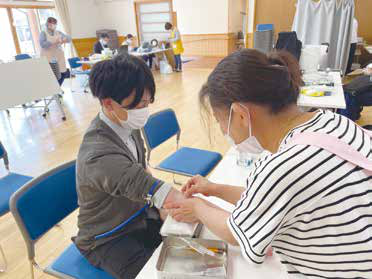 ピロリ菌検査の様子