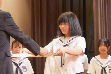 中学生の部 表彰の様子