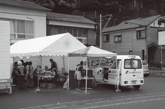 朝市の様子