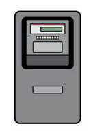 スマートメーターのイラスト