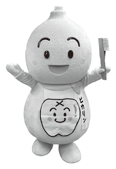 お口の健康づくりキャラクター「ピカリン」