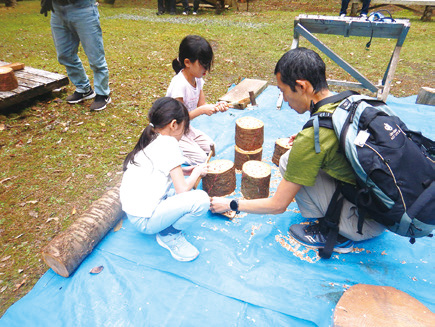 ヒラタケの植菌（沼津市）